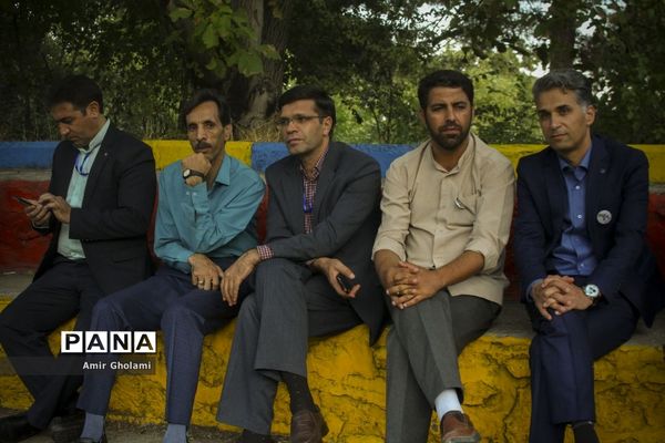 آیین استقبال دانش آموزان پسر شرکت کننده در سی و ششمین جشنواره فرهنگی، هنری سراسر کشور