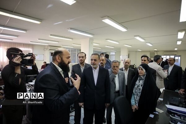 بازدید وزیر آموزش و پرورش از خبرگزاری پانا به مناسبت روز خبرنگار