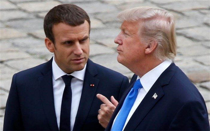 ایران، موضوع گفت‌و‌گوی ترامپ و مکرون