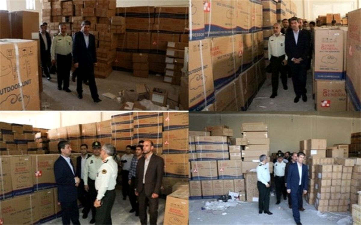 انبار کولر گازی قاچاق به ارزش ۲۱۰ میلیارد ریال در ارومیه کشف شد