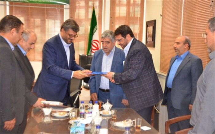 مراسم  تکریم و معارفه رئیس اداره صنعت ، معدن و تجارت پاکدشت برگزار شد