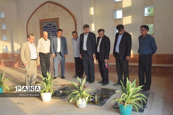 دیدار و تجلیل از آزاده فرهنگی سید جواد حسینی مقدم روستای سربست منطقه سعدآباد
