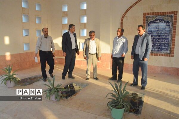 دیدار و تجلیل از آزاده فرهنگی سید جواد حسینی مقدم روستای سربست منطقه سعدآباد