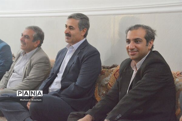 دیدار و تجلیل از آزاده فرهنگی سید جواد حسینی مقدم روستای سربست منطقه سعدآباد