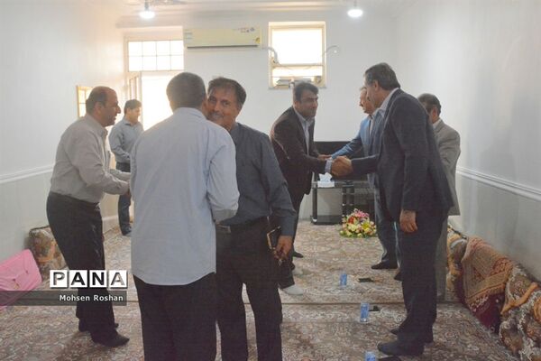 دیدار و تجلیل از آزاده فرهنگی سید جواد حسینی مقدم روستای سربست منطقه سعدآباد