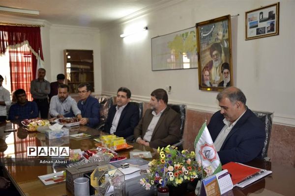 معارفه نخستین معاون عمرانی فرمانداری مهر و شهردار گله دار