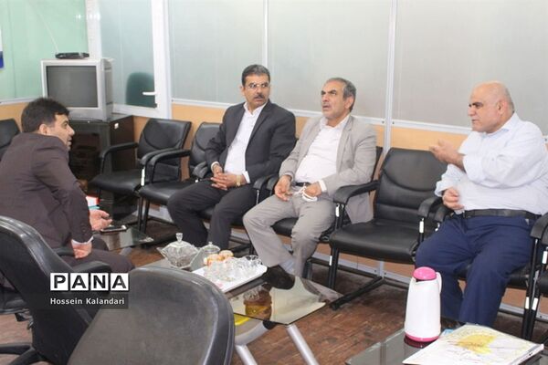 بازدید معاون پرورشی و فرهنگی آموزش و پرورش استان بوشهر از خبرگزاری پانا