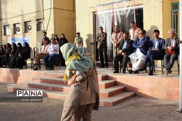 مراسم صبحگاه پیش اردوی ملی پیشتازان سیستان و بلوچستان