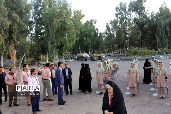 مراسم صبحگاه پیش اردوی ملی پیشتازان سیستان و بلوچستان