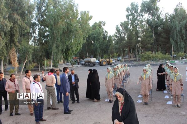 مراسم صبحگاه پیش اردوی ملی پیشتازان سیستان و بلوچستان
