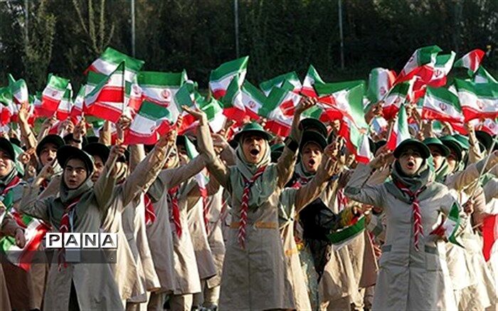 آیین اختتامیه هشتمین اردوی دانش‌آموزان  پیشتاز دختر سازمان دانش‌آموزی کشور  برگزار شد