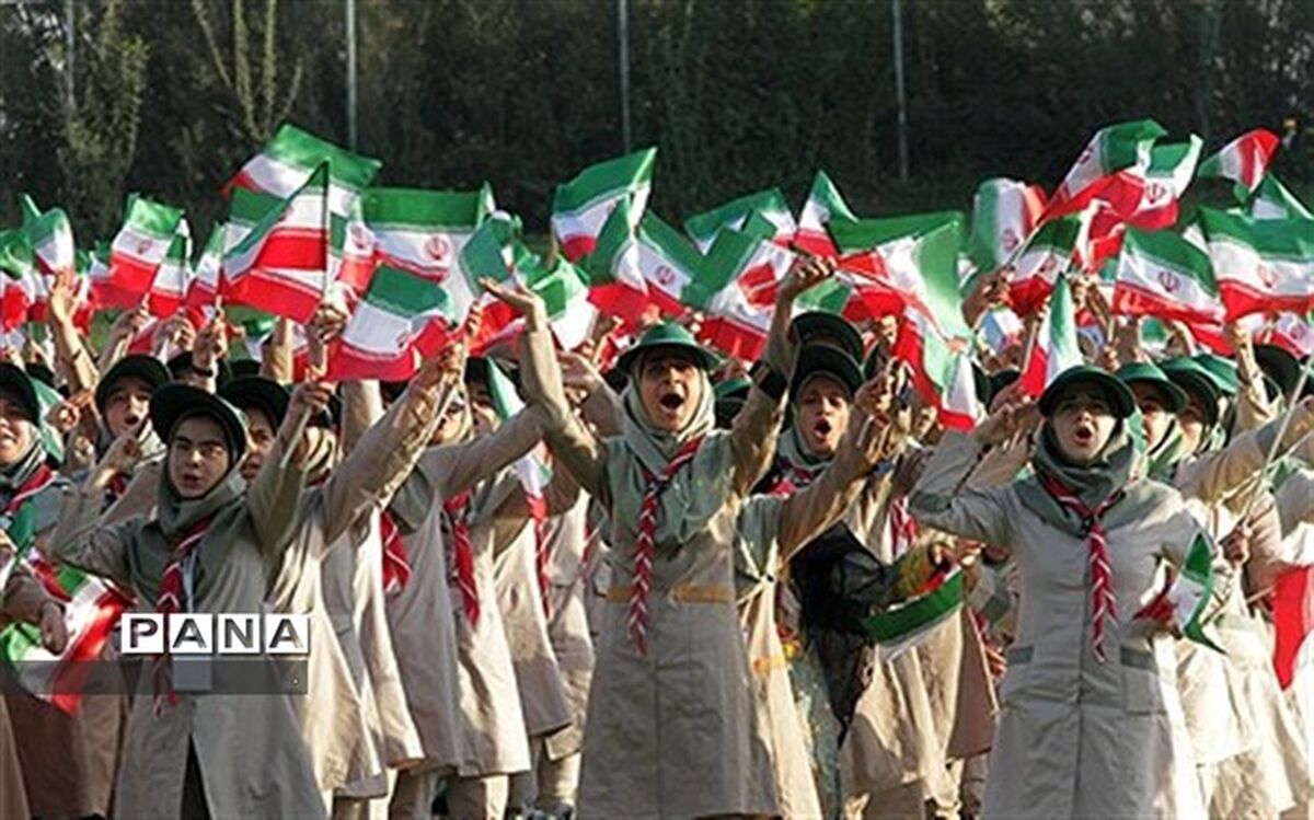 آیین اختتامیه هشتمین اردوی دانش‌آموزان  پیشتاز دختر سازمان دانش‌آموزی کشور  برگزار شد