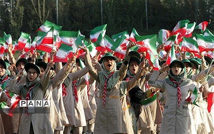 آیین اختتامیه هشتمین اردوی دانش‌آموزان  پیشتاز دختر سازمان دانش‌آموزی کشور  برگزار شد