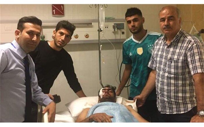 دروازه‌بان تیم تراکتورسازی در بیمارستان بستری شد