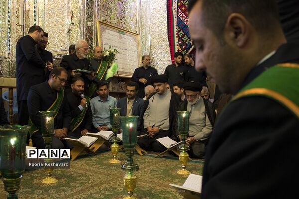 مراسم غبار روبی حرم مطهر حضرت سیدعلاالدین حسین(ع)