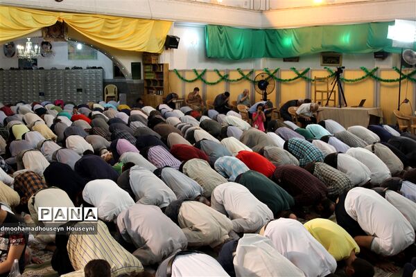 مراسم بزرگداشت عید غدیر خم در مسجد النّبی(ص) غرب تهران