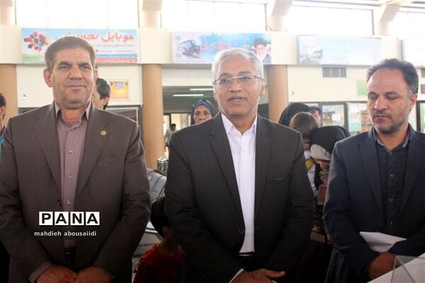 استقبال از پیشتازان دختر شرکت کننده در اردوی ملی