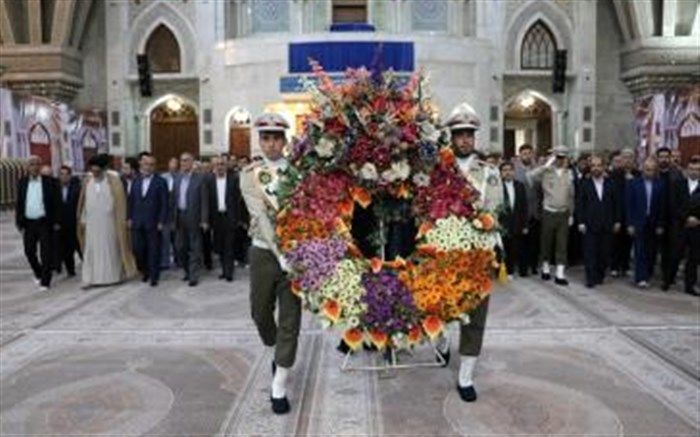 تجدید میثاق استاندار تهران، فرمانداران و مدیرکل آموزش و پرورش شهرستان های استان تهران با آرمانهای امام راحل