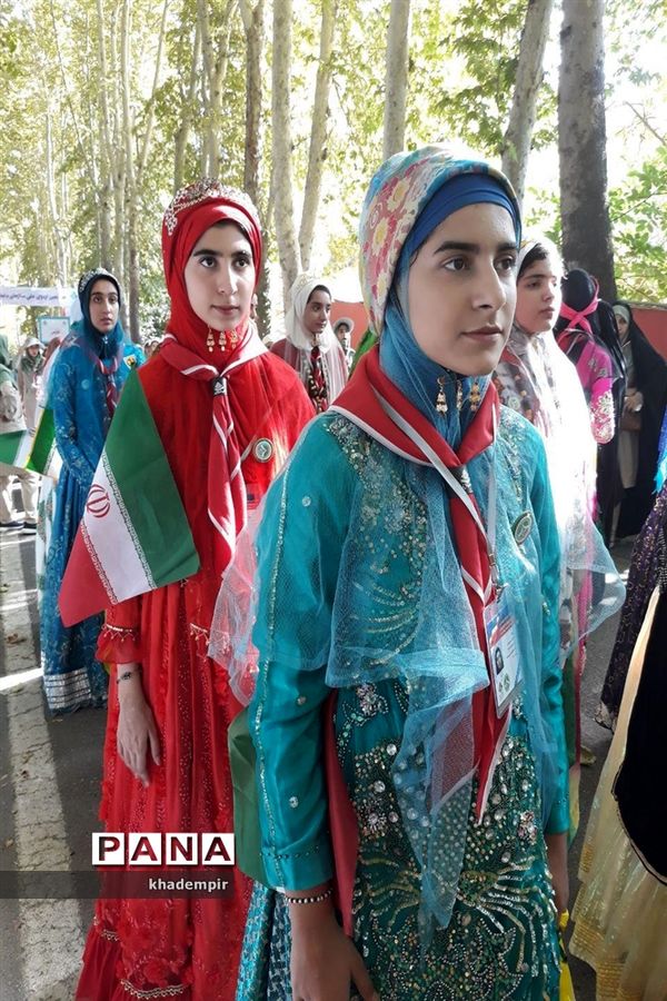 حضور دانش آموزان  پیشتاز دختر استان کهگیلویه و بویراحمد در هشتمین اردوی ملی پیشتازان کشور