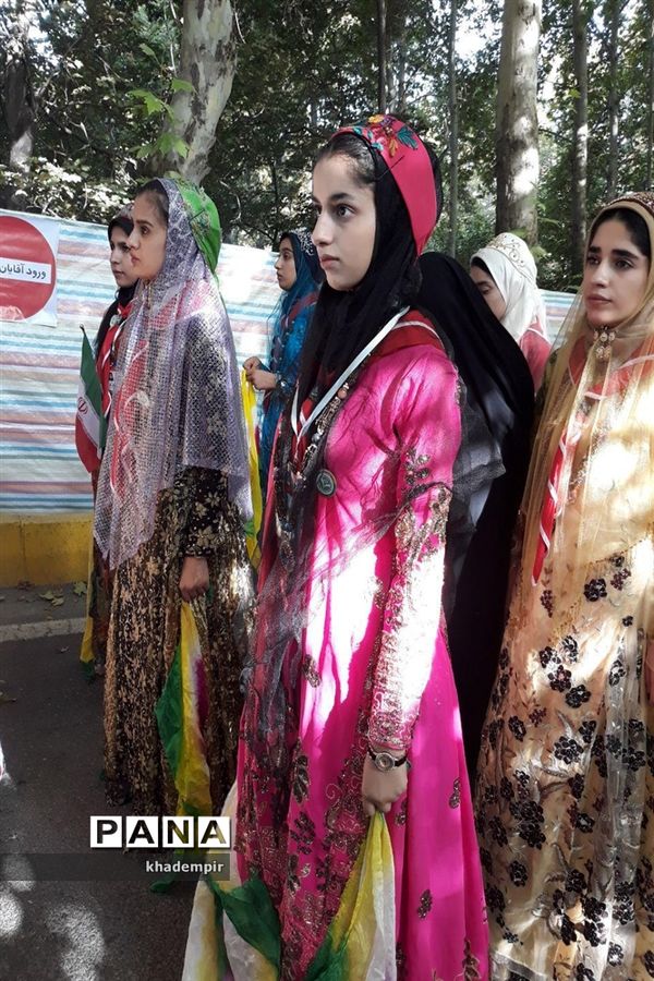 حضور دانش آموزان  پیشتاز دختر استان کهگیلویه و بویراحمد در هشتمین اردوی ملی پیشتازان کشور