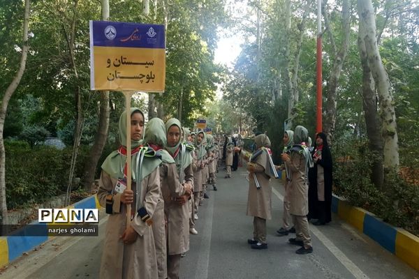 افتتاحیه اردوی ملی پیشتازان دختر، اردوگاه شهید باهنر تهران