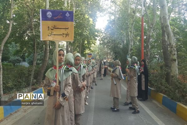 افتتاحیه اردوی ملی پیشتازان دختر، اردوگاه شهید باهنر تهران