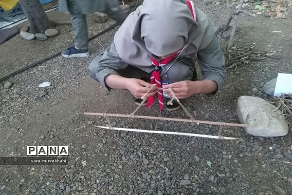 حضور فعال پیشتازان دختر استان مرکزی در هشتمین  اردوی ملی