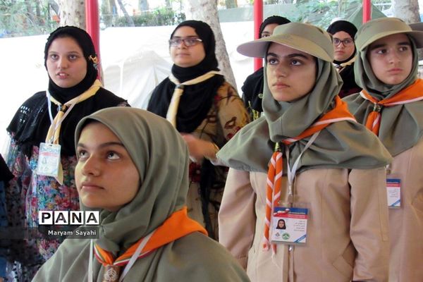 حضور پیشتازان دختر خوزستان در اردوی ملی تهران