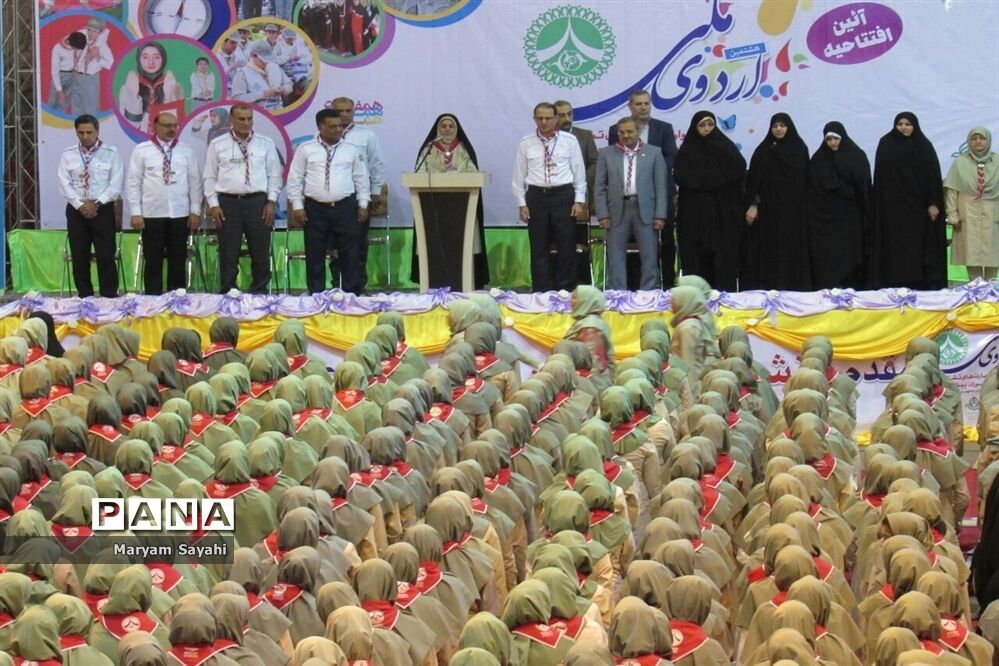 حضور پیشتازان دختر خوزستان در اردوی ملی تهران