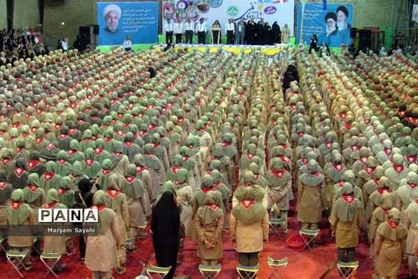 حضور پیشتازان دختر خوزستان در اردوی ملی تهران