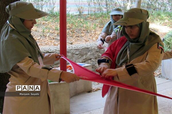 حضور پیشتازان دختر خوزستان در اردوی ملی تهران