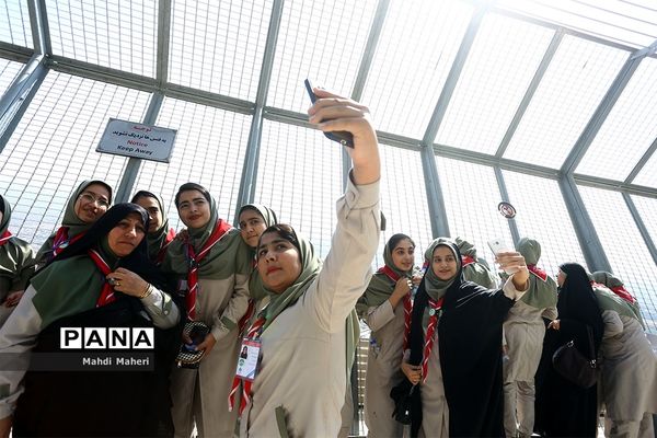 دومین روز از هشتمین اردوی ملی پیشتازان دختر