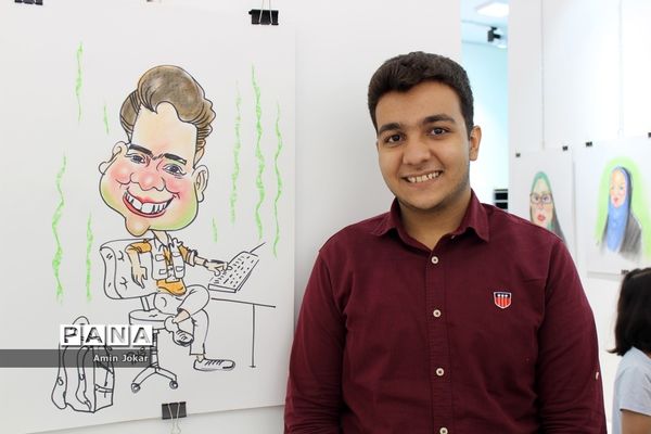 نمایشگاه کاریکاتور کارکنان آموزش و پرورش فارس