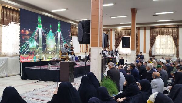 مراسم پر فیض دعای ندبه به همراه آئین رونمایی و عطرافشانی سنگ یادبود شهید گمنام 
