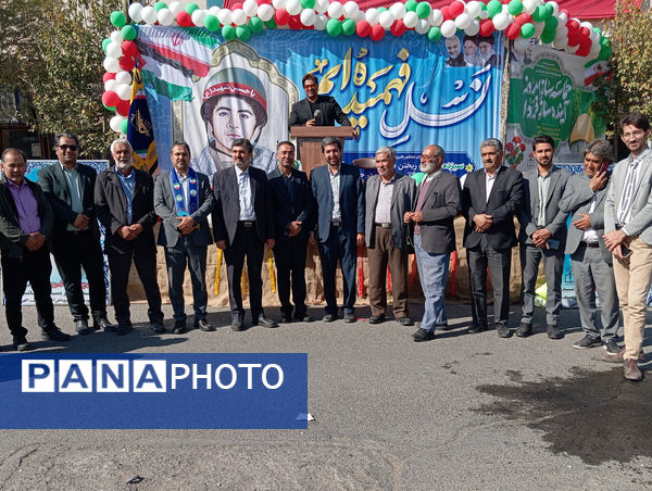 راهپیمایی ۱۳ آبان در شهرستان صالح آباد 