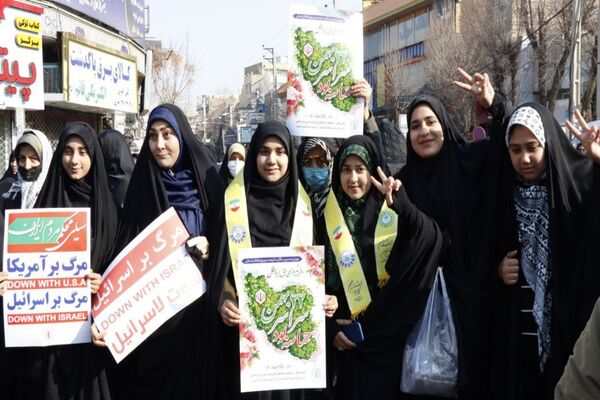 راهپیمایی ۲۲ بهمن در شهرستان پاکدشت 