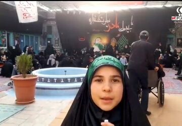 برگزاری مراسم شیر خوارگان حسینی در امامزاده اسحاق