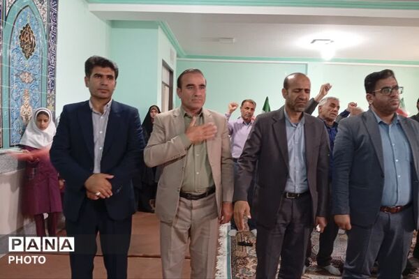 مراسم چهلمین روز شهدای دانش‌آموز و جنگ رمضان در دبیرستان پروین اعتصامی قلعه رئیسی