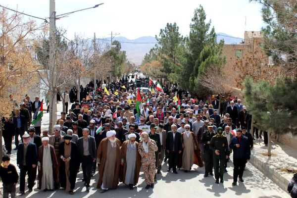 راهپیمایی روزجهانی قدس در شهر درق