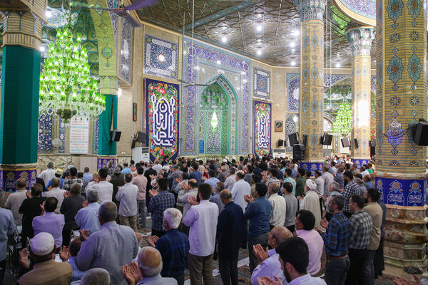 نماز عید قربان در مسجد مقدس جمکران