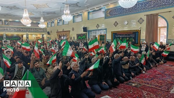 تجمع پرشور مردم اسکو در گرامیداشت شهادت مظلومانه امام خامنه‌ای (قدس‌سره)