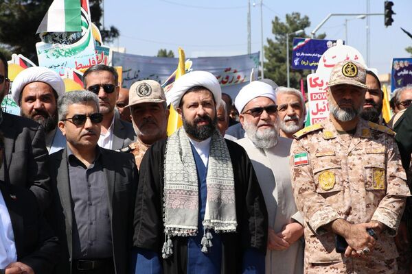 خروش مردم تربت‌جام در راهپیمایی روز قدس 