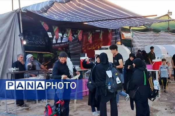 ازدحام پرشور زائران از شهرستان بیضا در کربلا معلی