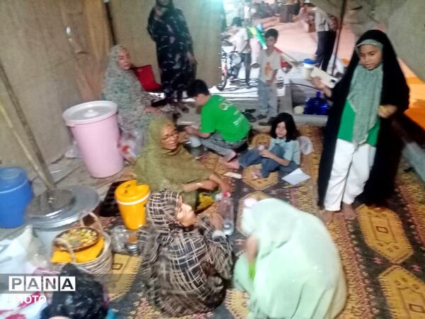 جشن عید غدیر در محله مارم باغ‌شهر فین