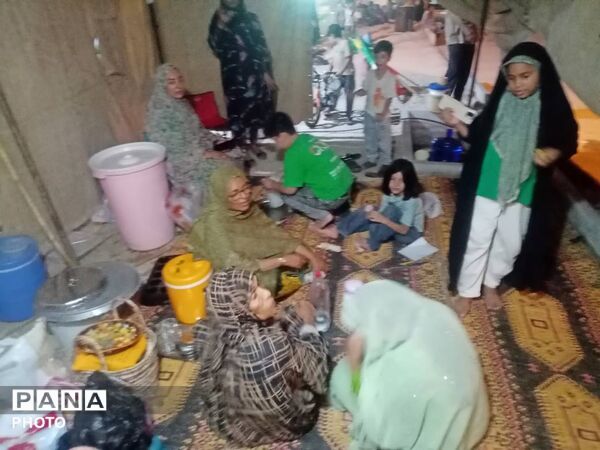 جشن عید غدیر در محله مارم باغ‌شهر فین