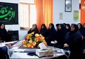 گرامیداشت شهادت حضرت فاطمه زهرا (س) در آموزشگاه پروین اعتصامی دامغان