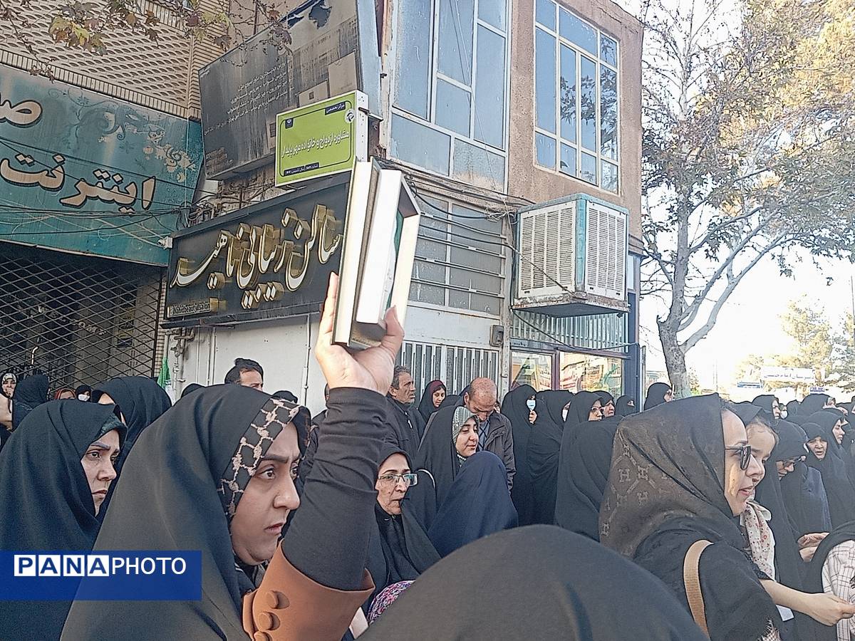 راهپیمایی میثاق با ولایت و محکوم نمودن اغتشاشات گروه های تروریستی در کاشمر