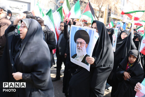 راهپیمایی روز قدس شهرستان بجنورد استان خراسان شمالی 