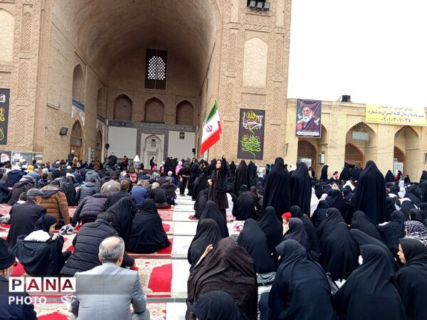 اقامه نماز عبادی سیاسی جمعه در روز قدس نیشابور 