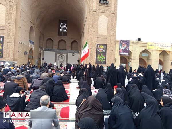 اقامه نماز عبادی سیاسی جمعه در روز قدس نیشابور 